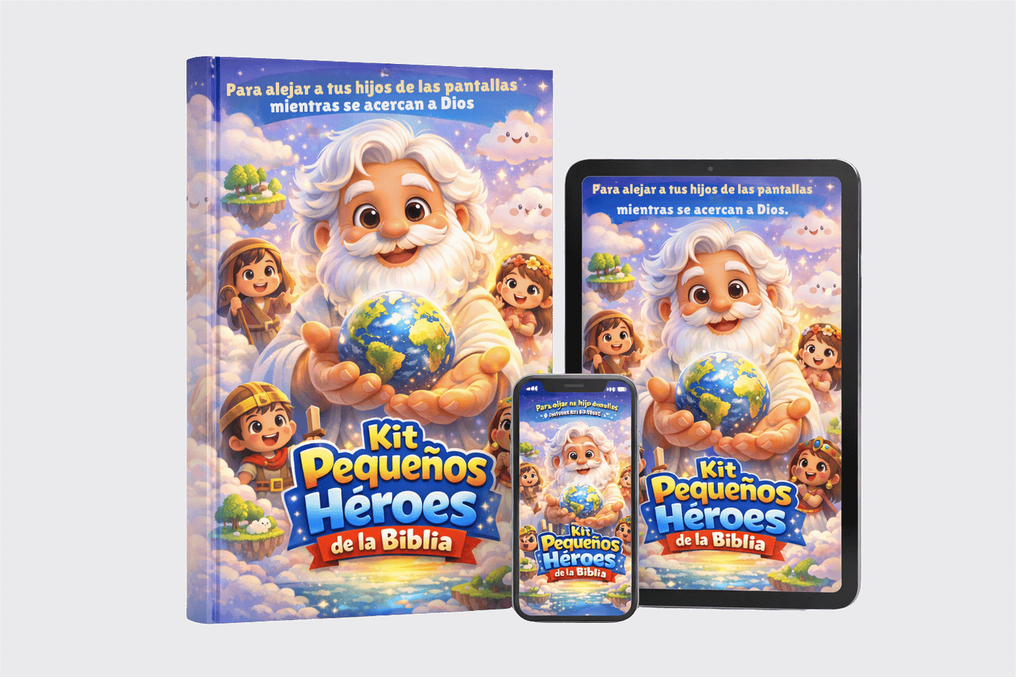 KIT PEQUEÑOS HEROES DE LA BIBLIA